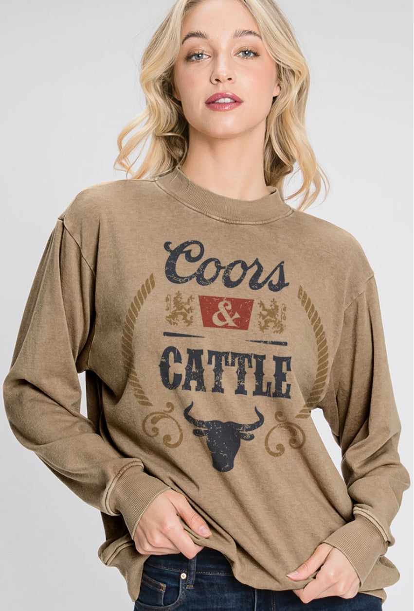 Coors and Cattle Mineral Graphic Sweatshirts