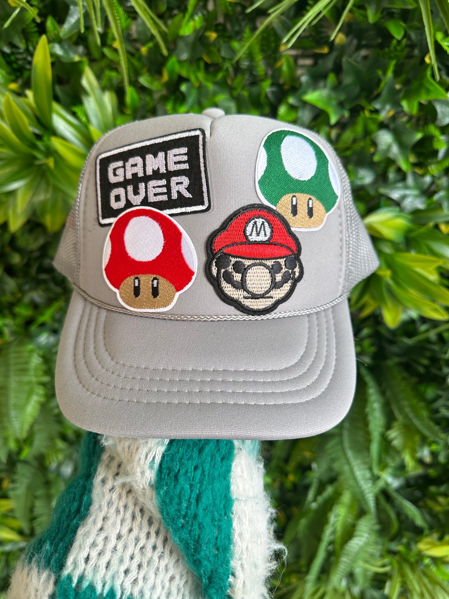 Youth Mario Custom Trucker Hat