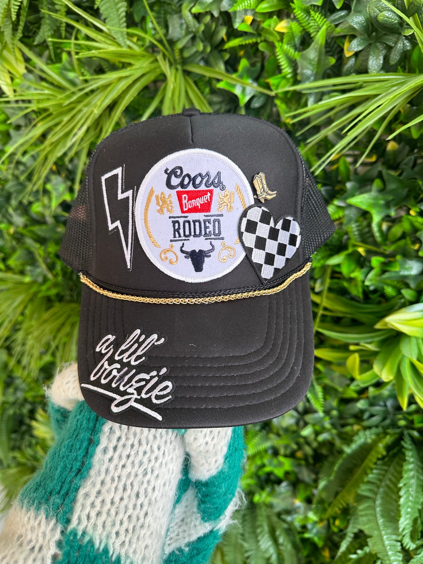 Adult A Lil’ Bougie Coors Banquet Custom Trucker Hat